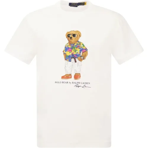 Klassisches Fit Polo Bear T-Shirt - Ralph Lauren - Modalova