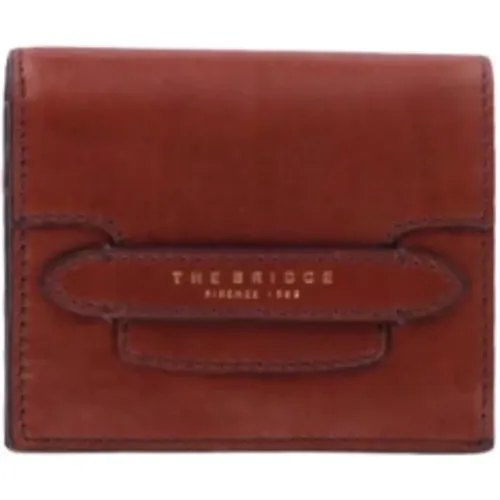 Wallets with Logo Clip Closure , female, Sizes: ONE SIZE - The Bridge - Modalova