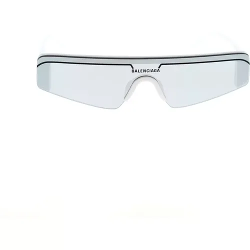Ski-inspired Sunglasses with Mirrored Lenses , unisex, Sizes: ONE SIZE - Balenciaga - Modalova