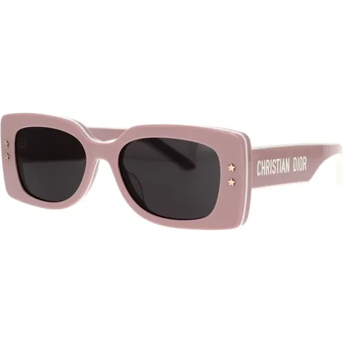 Modische und moderne quadratische Sonnenbrille mit dreifachem Schichteffekt - Dior - Modalova
