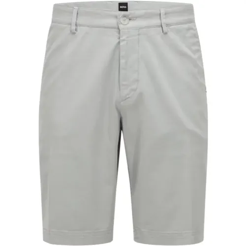 Slim Fit Elastische Baumwollshorts , Herren, Größe: M - Hugo Boss - Modalova