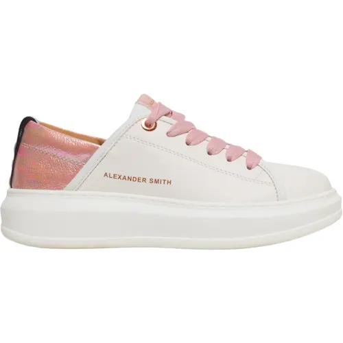 Womens Shoes Sneakers Bianco Noos , female, Sizes: 3 UK - Alexander Smith - Modalova