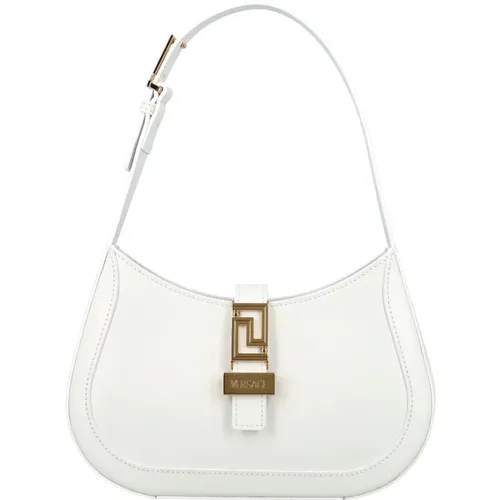 Chic Hobo Bag with Greca Pattern , female, Sizes: ONE SIZE - Versace - Modalova