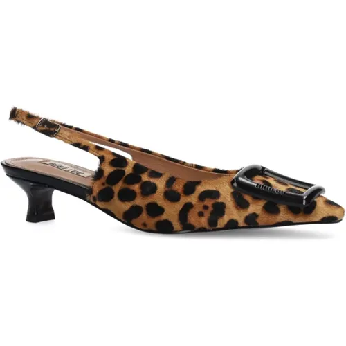 Braune Leopardenmuster Flache Schuhe - Bibi Lou - Modalova