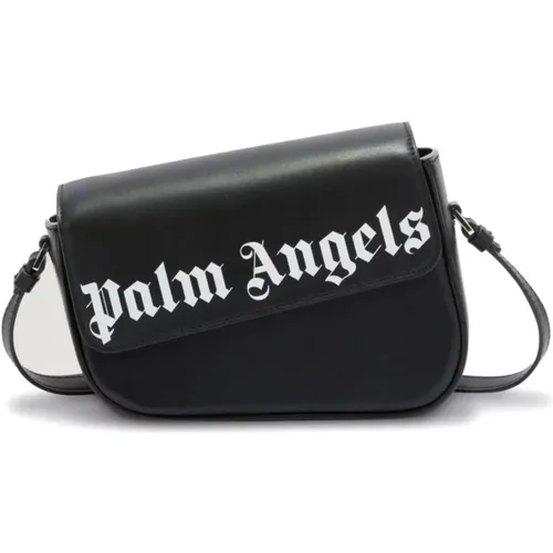 Crash Shoulder Bag in Leather , female, Sizes: ONE SIZE - Palm Angels - Modalova