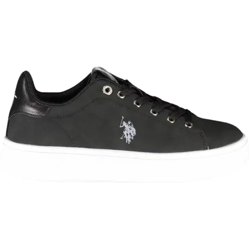 Polyester Lace-Up Sport Sneaker , female, Sizes: 6 UK, 5 UK, 7 UK, 4 UK, 2 UK, 3 UK - U.s. Polo Assn. - Modalova