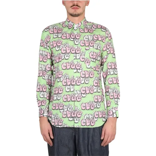 Hemd With Print X Kaws , Herren, Größe: S - Comme des Garçons - Modalova