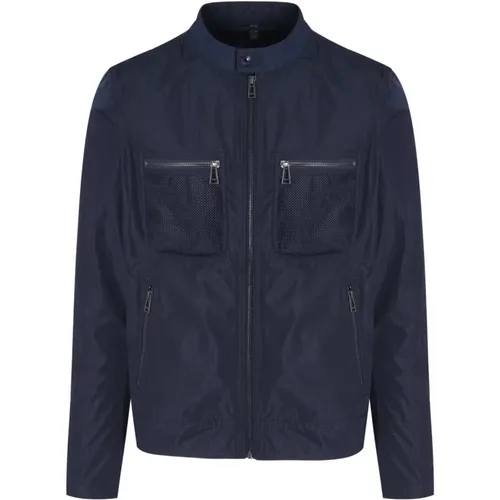 Navy Profile Jacket , male, Sizes: L, 2XL, XL, 3XL, M, 4XL - Belstaff - Modalova