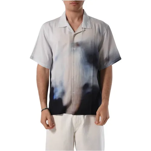 Relaxed Fit Rayon Shirt , male, Sizes: S, 2XL, M, L, XL - HUF - Modalova