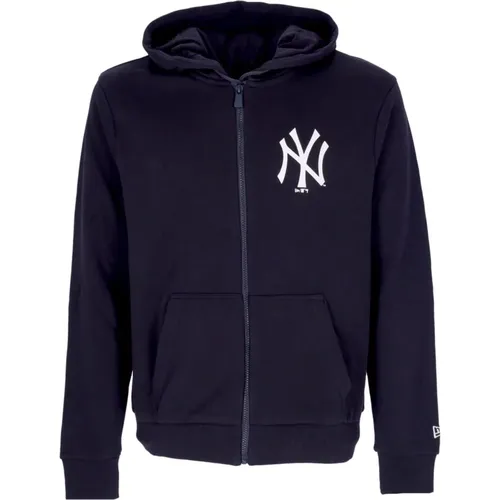 Yankees Zip Hoodie Navy/White , Damen, Größe: S - new era - Modalova