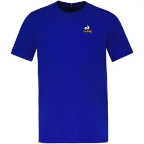 T-Shirt Ess N°4 , Herren, Größe: S - Le Coq Sportif - Modalova