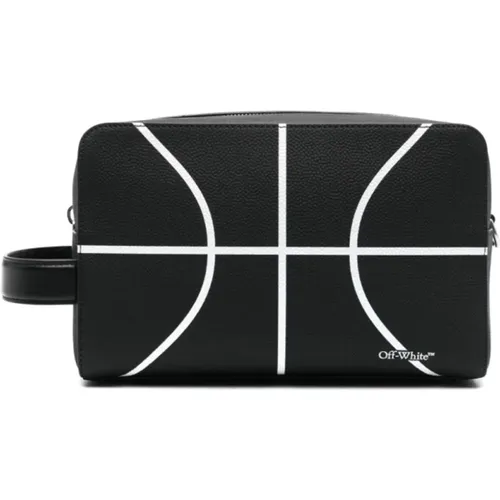 Basketball Linie Waschtasche - Off White - Modalova