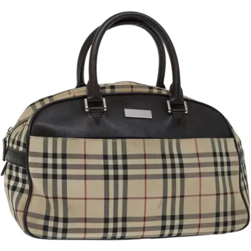 Pre-owned Canvas travel-bags , female, Sizes: ONE SIZE - Burberry Vintage - Modalova