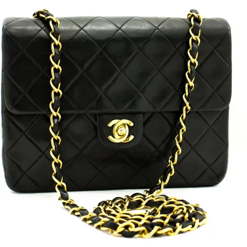 Pre-owned Mini Square Small Chain Shoulder Bag Crossbody Quilt , female, Sizes: ONE SIZE - Chanel Vintage - Modalova