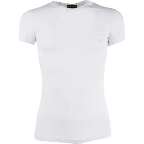 Modal Blend T-Shirt , male, Sizes: XL, S - Emporio Armani - Modalova