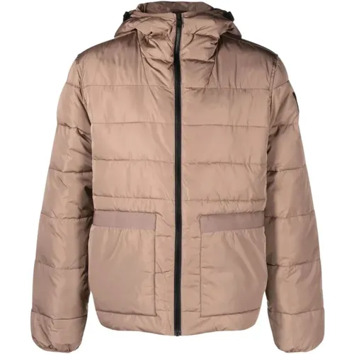 Badge elastic jacket , male, Sizes: L, XL, S, M - Calvin Klein Jeans - Modalova