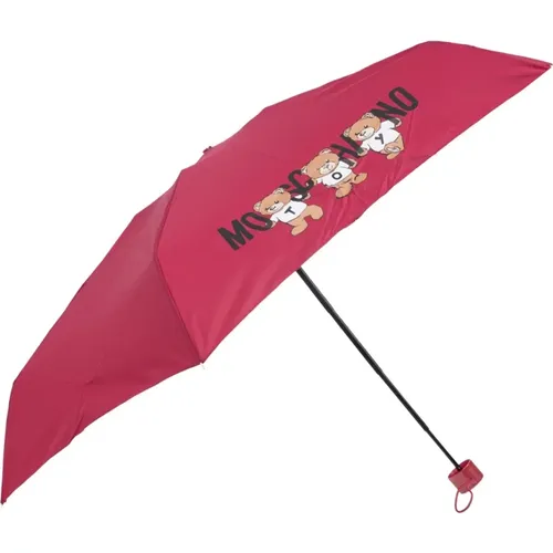 Regenschirm mit Logo Moschino - Moschino - Modalova