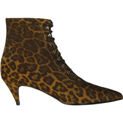 Womens Shoes Ankle Boots Aw23 , female, Sizes: 4 UK, 2 UK - Saint Laurent - Modalova