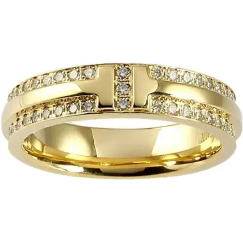 Pre-owned Gold rings , female, Sizes: ONE SIZE - Tiffany & Co. Pre-owned - Modalova