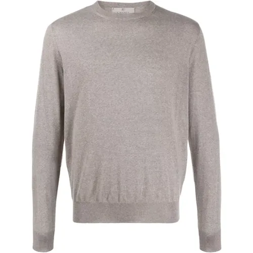 Woll-Jersey Pullover , Herren, Größe: 2XL - Canali - Modalova