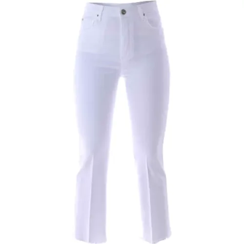 Cotton Straight Cut Trousers , female, Sizes: W29, W30, W27, W26, W28 - Kocca - Modalova