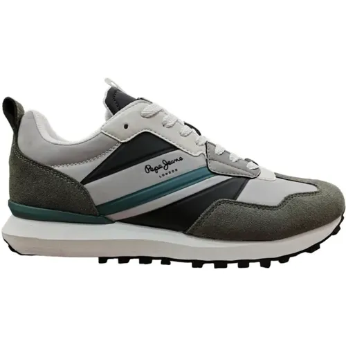 Modern and Versatile Foster Heat M Sneakers , male, Sizes: 10 UK, 7 UK, 11 UK, 8 UK, 9 UK, 6 UK - Pepe Jeans - Modalova