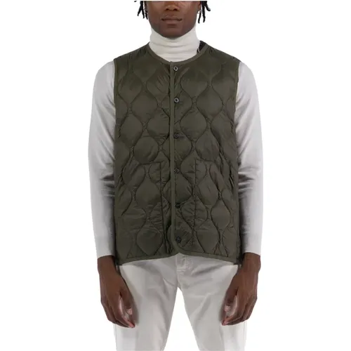 Military Creweck Vest , male, Sizes: XL, 2XL - Taion - Modalova