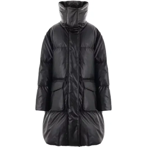 Quilted Eco-Leather Coat , female, Sizes: S - MM6 Maison Margiela - Modalova