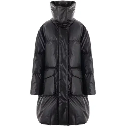 Quilted Eco-Leather Coat , female, Sizes: S, M - MM6 Maison Margiela - Modalova