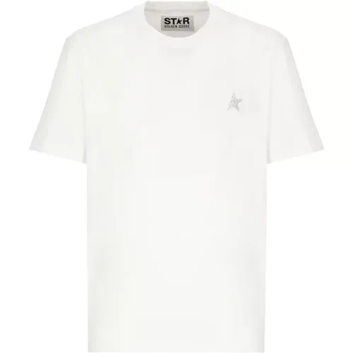T-shirts and Polos , male, Sizes: S - Golden Goose - Modalova