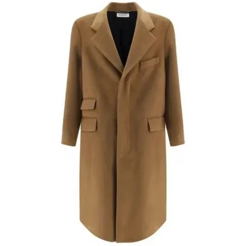 Oversized Wool Coat Aw24 , male, Sizes: M - Saint Laurent - Modalova