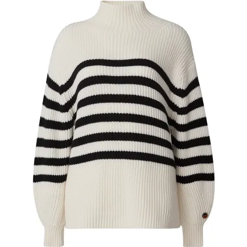 Viveka Sweater Ecru Black , female, Sizes: XS, S - Busnel - Modalova