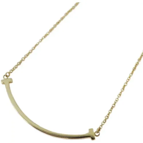 Pre-owned Gold necklaces , female, Sizes: ONE SIZE - Tiffany & Co. Pre-owned - Modalova