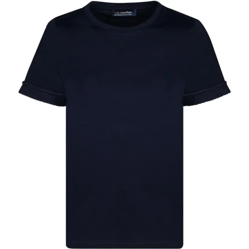 Ruched T-Shirt , female, Sizes: L, XL, S, M - Max Mara - Modalova