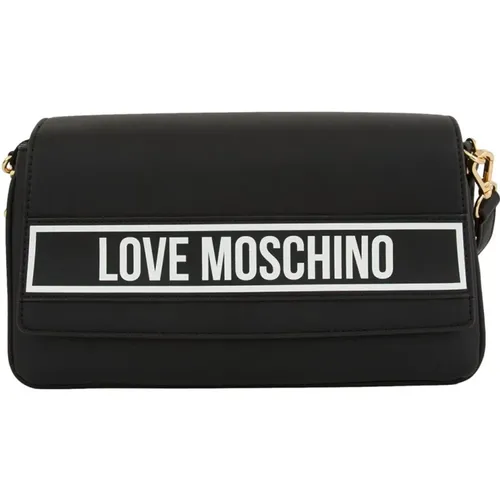 Schwarze Tasche , Damen, Größe: ONE Size - Love Moschino - Modalova