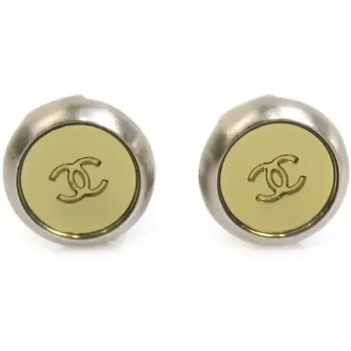 Pre-owned Metal earrings , female, Sizes: ONE SIZE - Chanel Vintage - Modalova