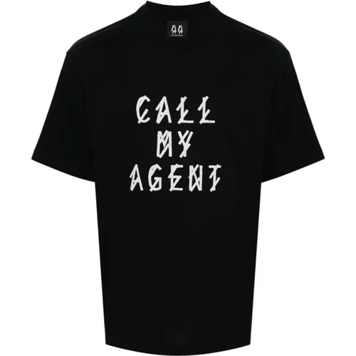 Agent T-Shirt , Herren, Größe: S - 44 Label Group - Modalova