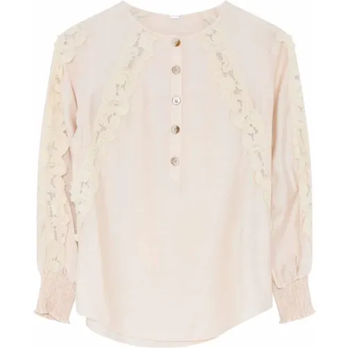 Feminine Shirt Blouse with Puff Sleeves , female, Sizes: XS, M, 2XL, XL, L, 3XL, S - Gustav - Modalova