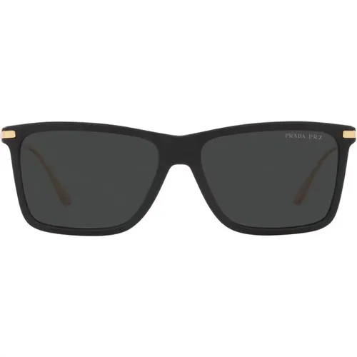 Trendy Polarized Sunglasses in Matte , unisex, Sizes: 58 MM - Prada - Modalova