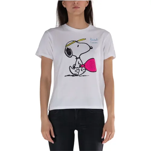 Emilie T-shirt , female, Sizes: L - MC2 Saint Barth - Modalova