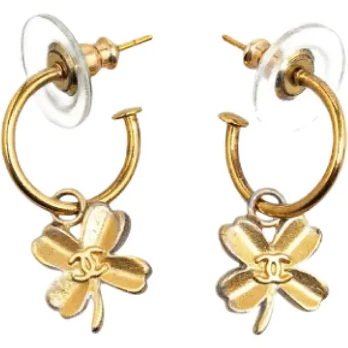 Pre-owned Metal earrings , female, Sizes: ONE SIZE - Chanel Vintage - Modalova