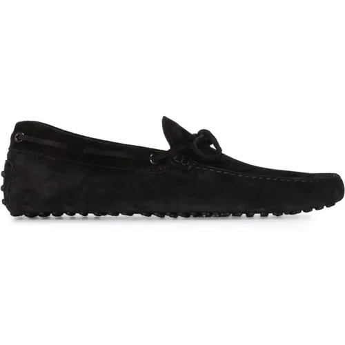 Schwarze Slip-On Schuhe mit Mandelformiger Zehenpartie - TOD'S - Modalova