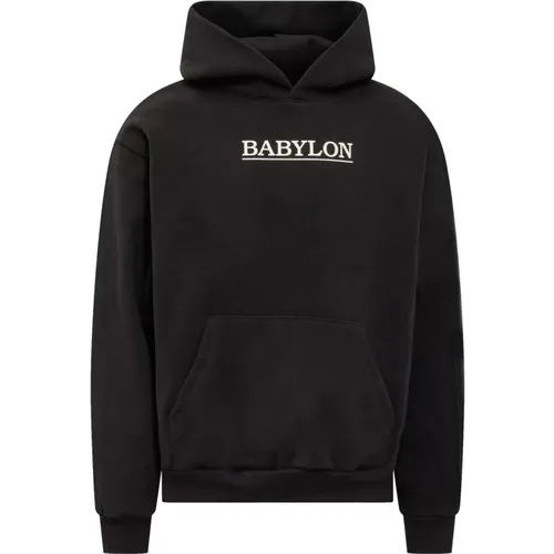 Bedruckter Logo Hoodie Sweatshirt - Babylon - Modalova