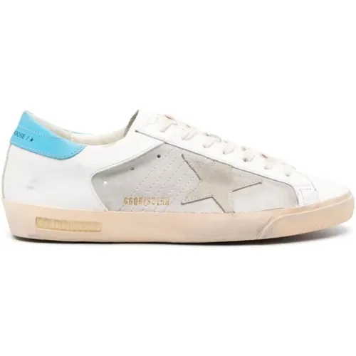 Perforated Sneakers with Star Detail , male, Sizes: 10 UK - Golden Goose - Modalova