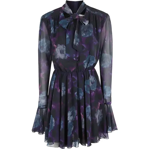 Flowy Chiffon Mini Dress , female, Sizes: S, M - Rotate Birger Christensen - Modalova