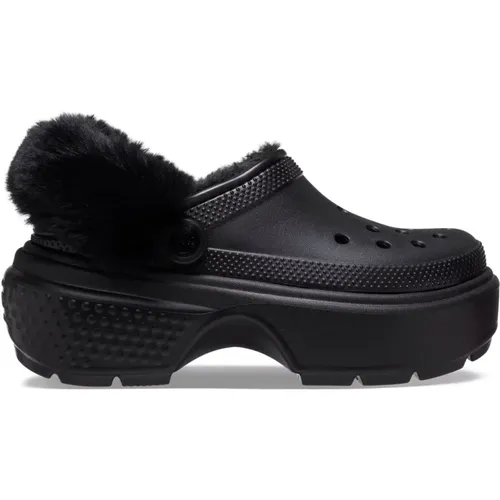 LiteRide Gefütterte Clog , Damen, Größe: 38 EU - Crocs - Modalova