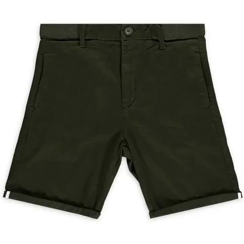 Grüne Chino Shorts - Trendy Design , Herren, Größe: W31 - Aspact - Modalova