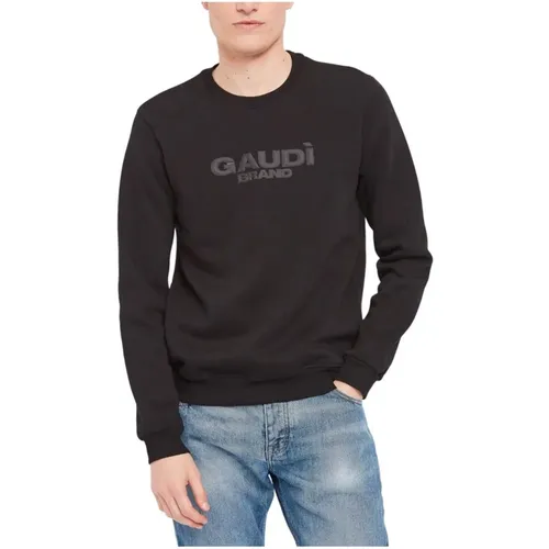 Rundhals-Sweatshirt,Sweatshirt mit Rundhalsausschnitt - Gaudi - Modalova