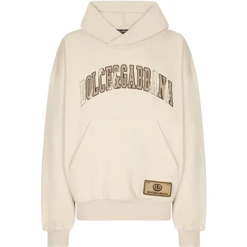 Sweaters with Logo Embroidery , male, Sizes: M, S - Dolce & Gabbana - Modalova