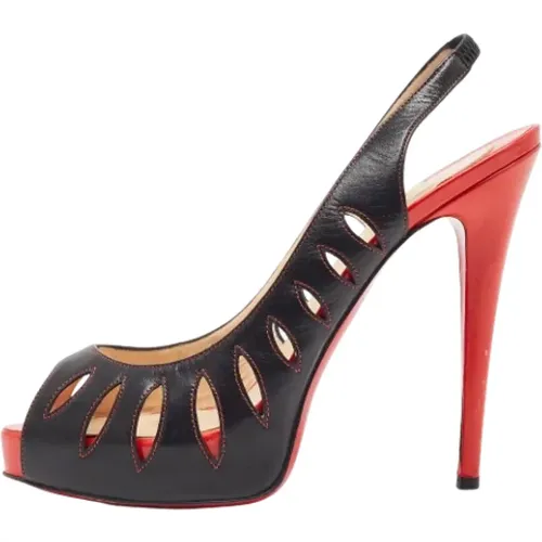 Pre-owned Leather sandals , female, Sizes: 8 UK - Christian Louboutin Pre-owned - Modalova
